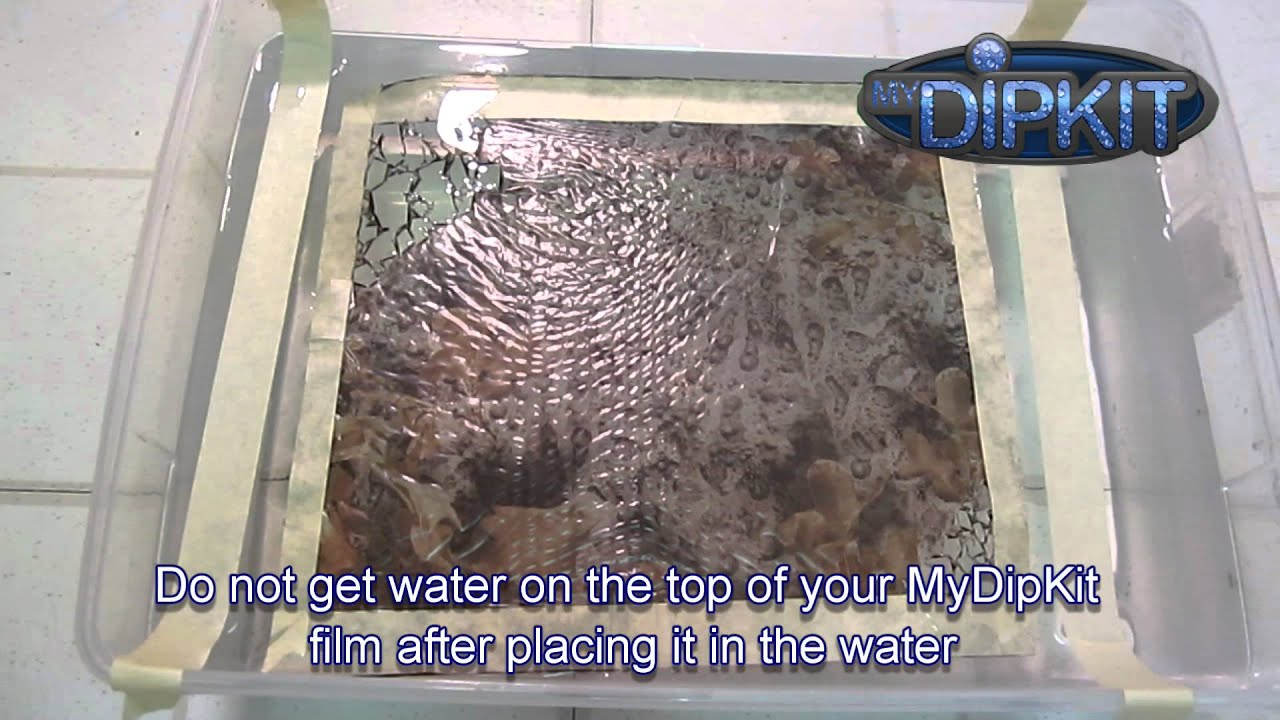 How to use MyDipKit Part 4 - diy hydrographics film tips
