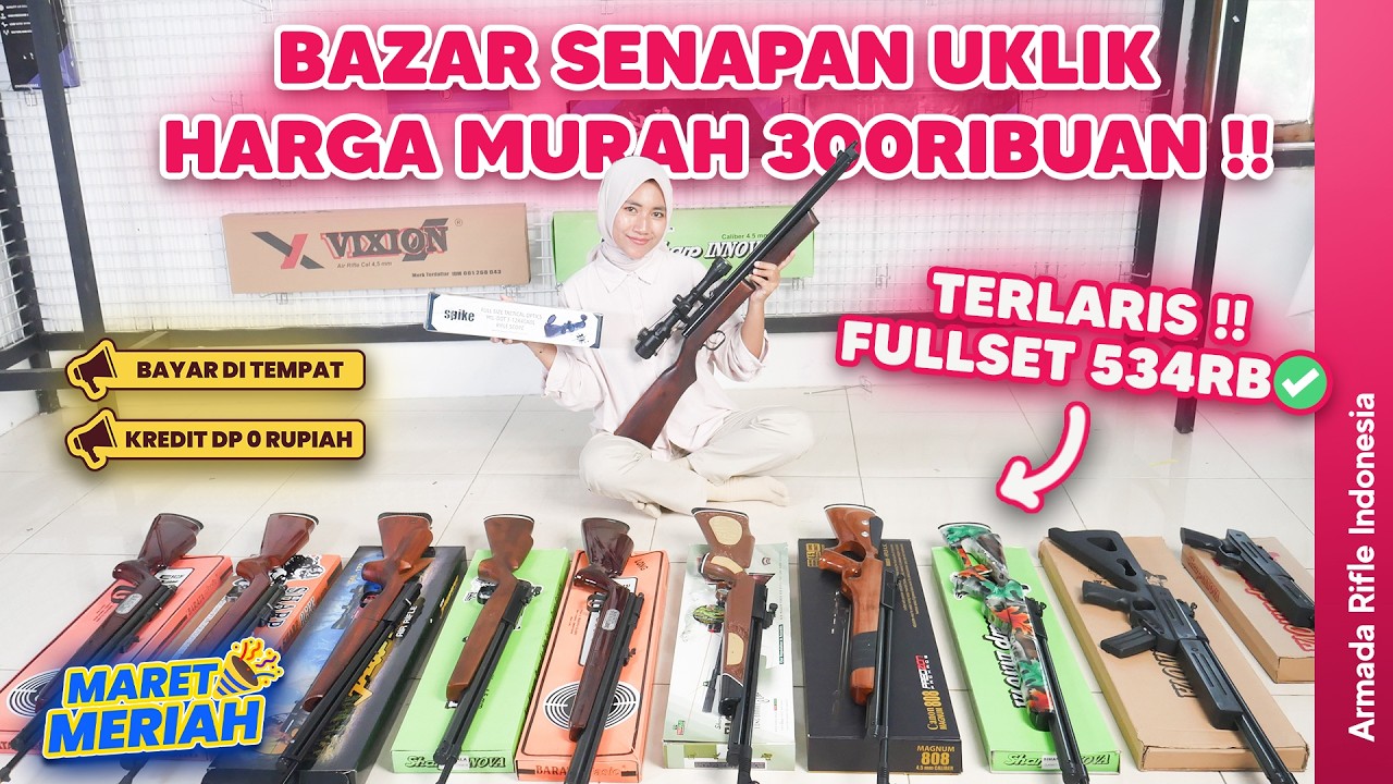 TERMURAH! CUMA 300RIBUAN !! PROMO SENAPAN UKLIK TERBAIK MEDIUM GAME TERLARIS 2026🤩