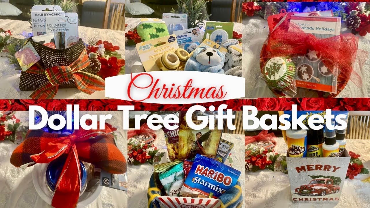 🌲 DOLLAR TREE GIFT BASKETS | *NEW 2020 FINDS* UNIQUE IDEAS | DECEMBER 2020