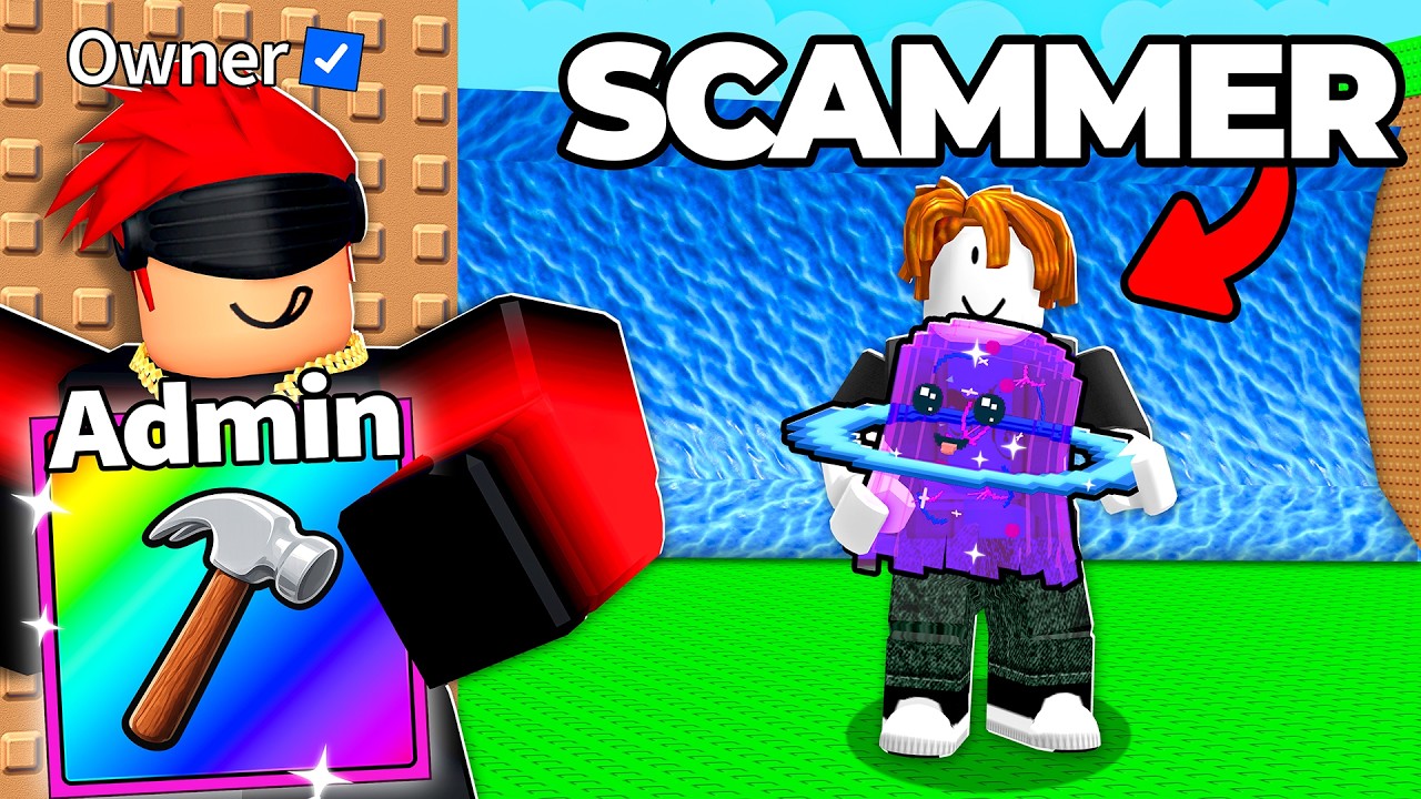 OWNER Let Me Use His Account To Troll SCAMMER! (Escape Tsunami For Brainrots)