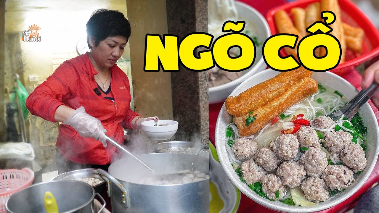 Bún mọc thập cẩm Đào Duy Từ nổi tiếng ở phố cổ Hà Nội có gì #hnp