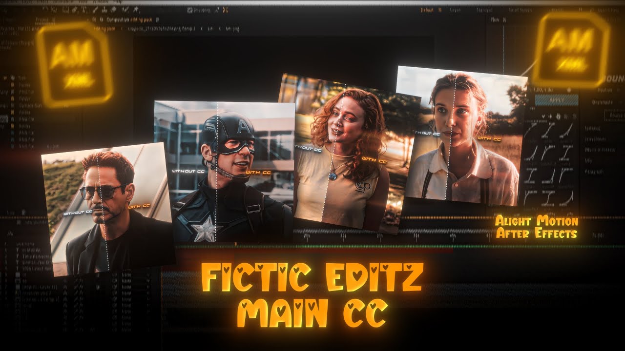 FicTic Editz &ndash; ОСНОВНОЙ CC ❤️&zwj;🔥😮&zwj;💨 | After Effects и Alight Motion