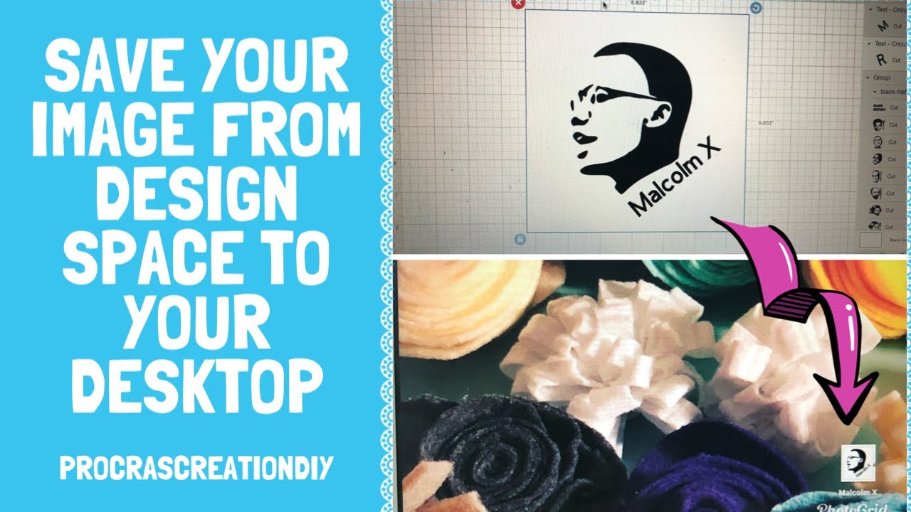 How to Save Your Image from Design Space to Your Desktop