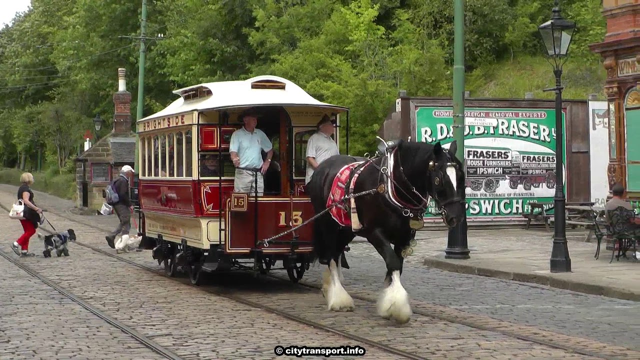 A Horse Tram At Crich Tramway Museum
