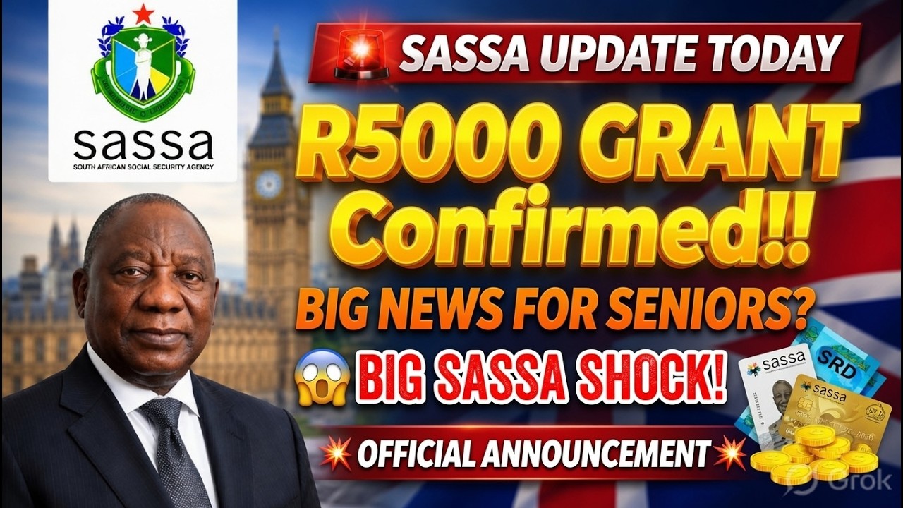 🚨 SASSA R5000 GRANT UPDATE June 2026! What Seniors Need To Know Today