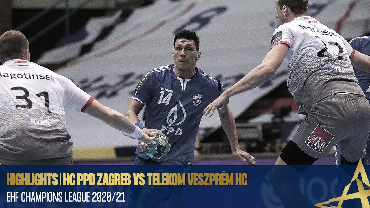 HIGHLIGHTS | RK Zagreb vs Telekom Veszprem HC | Round 13 | EHF Champions League Men 2020/21
