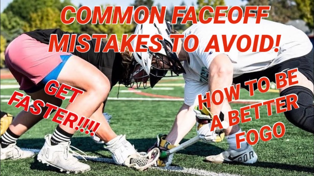 HOW TO BE A BETTER LACROSSE FACEOFF SPECIALIST | Common FOGO mistakes!