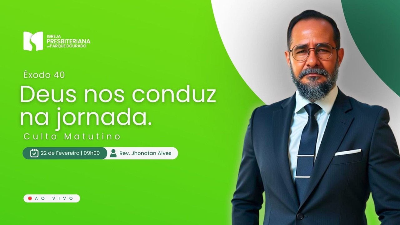 107. Êxodo 40 | Deus nos conduz na jornada I Rev. Jhonatan Alves