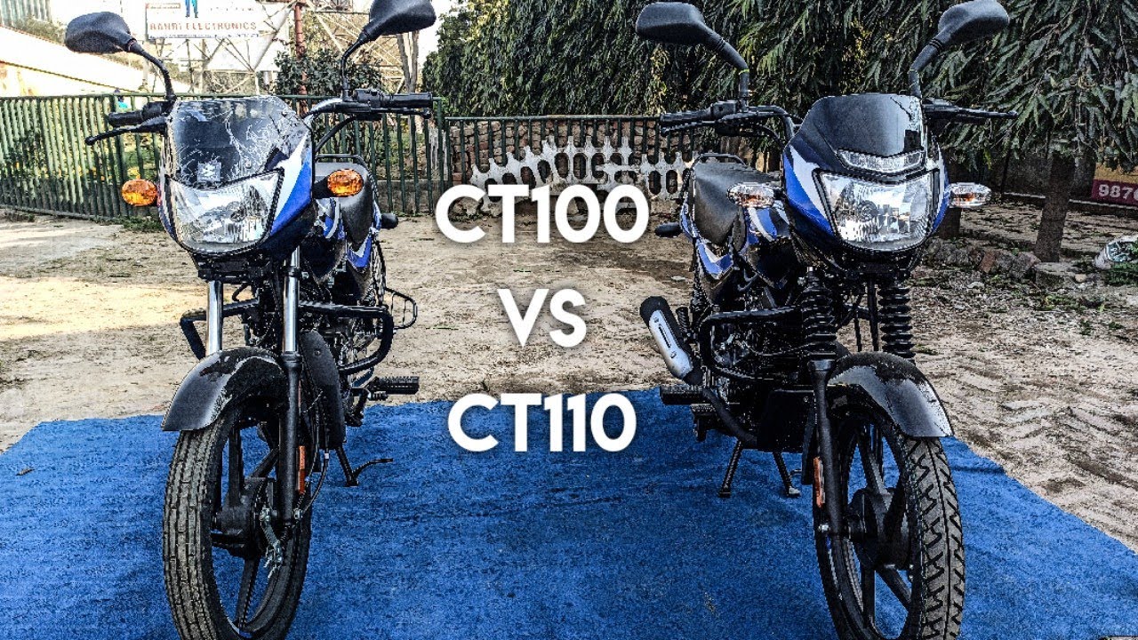 Bajaj CT 100 vs CT110 BS6
