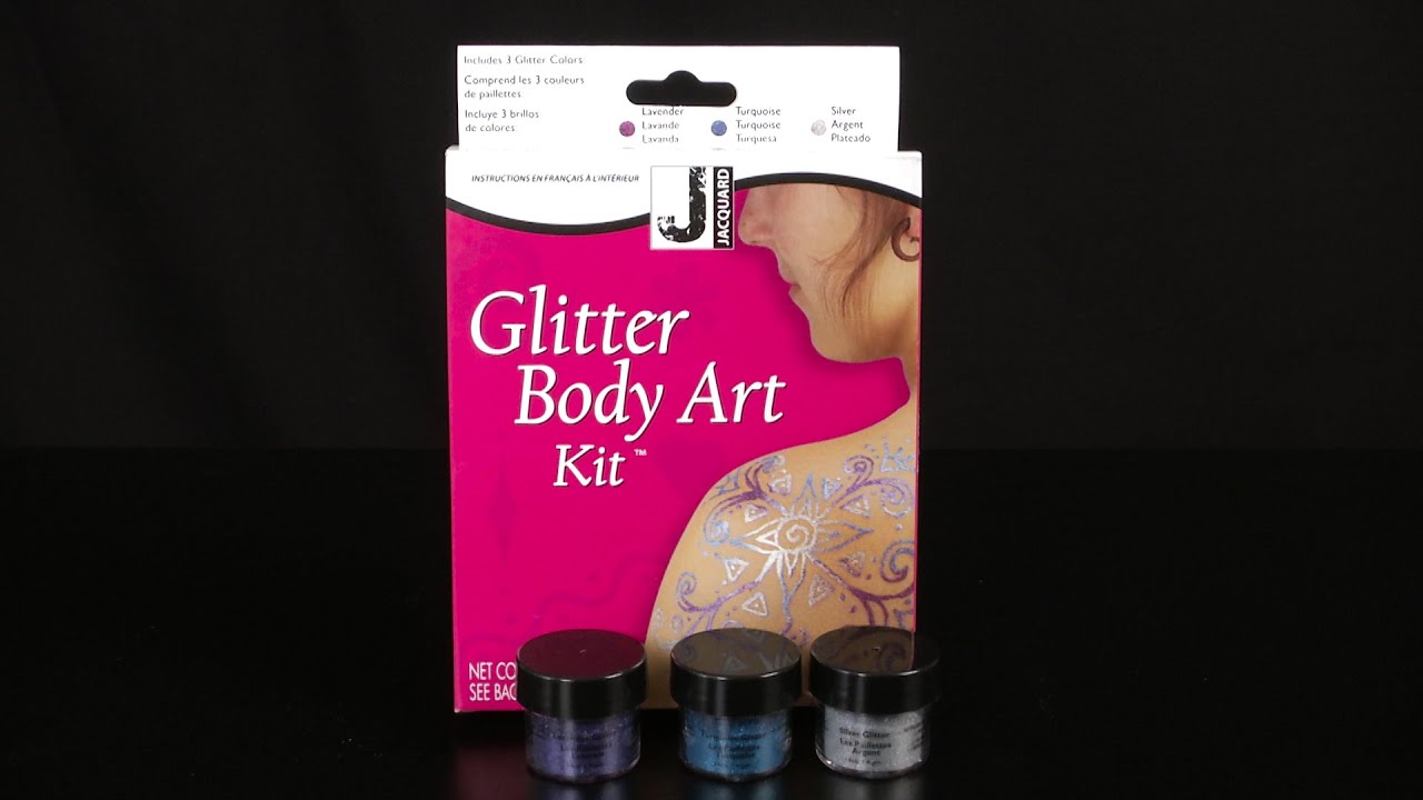 Glitter Body Art Kit from Jacquard