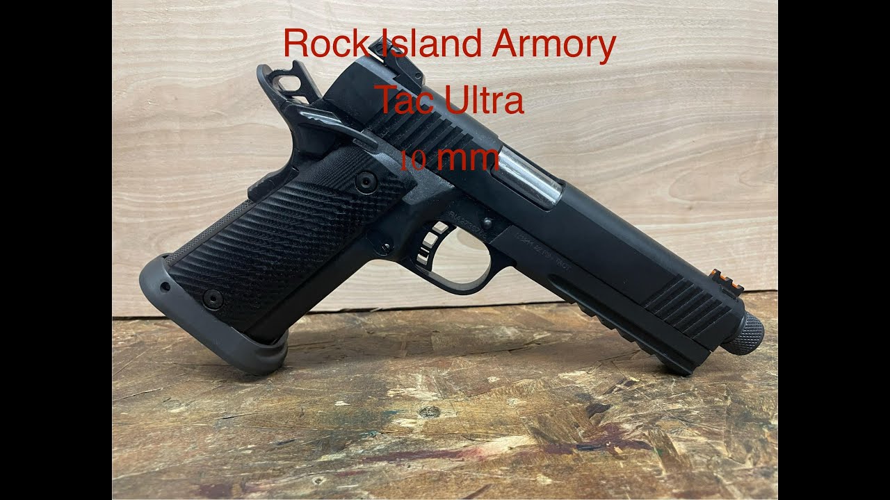 Распаковка Rock Island Armory Tac Ultra 10MM и первые снимки!