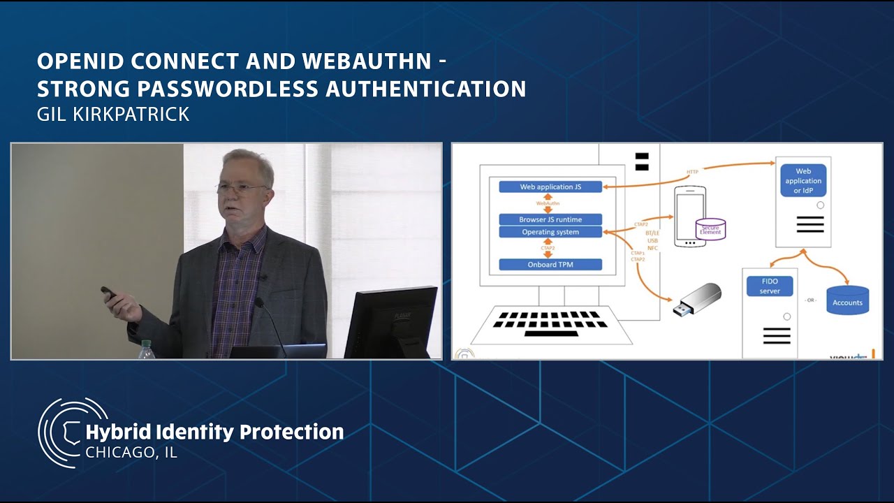 HIPConf19 - OpenID Connect and WebAuthN – Strong Passwordless Authentication | Gil Kirkpatrick