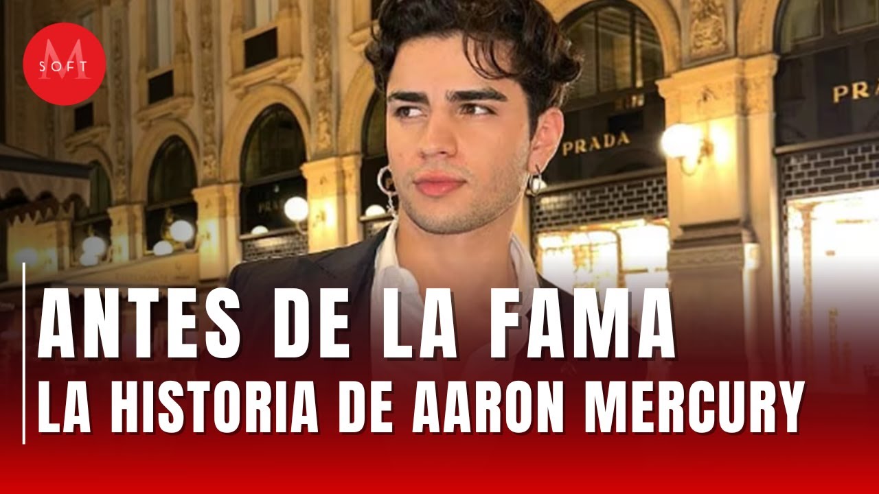 El antes y después de Aaron Mercury: Así era su HUMILDE vida antes de la fama