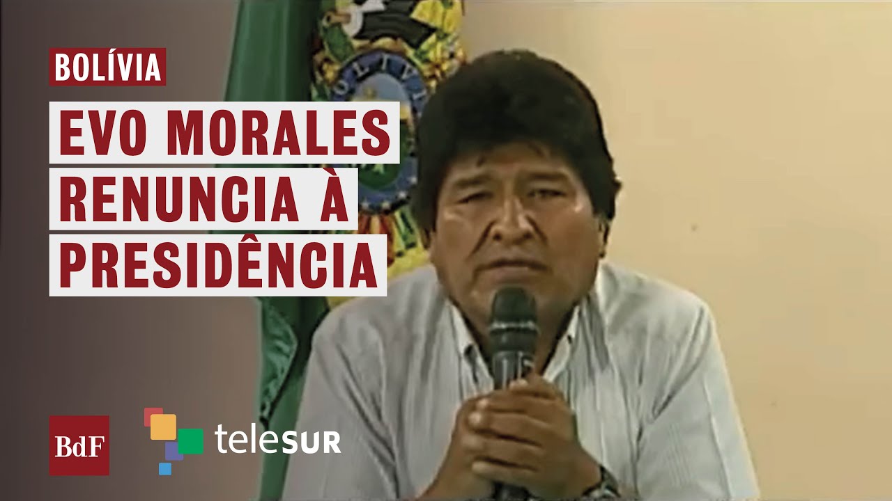 Evo Morales renuncia à presidência da Bolívia