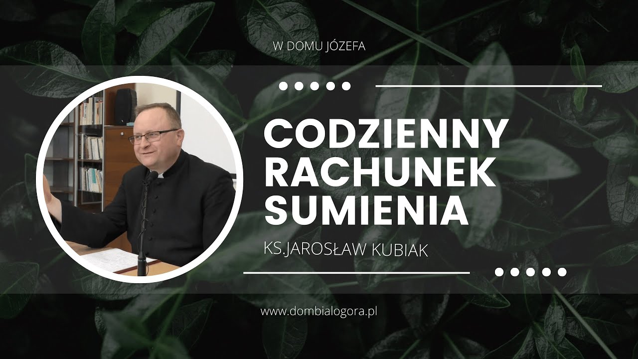 W Domu Józefa - Codzienny rachunek sumienia ...