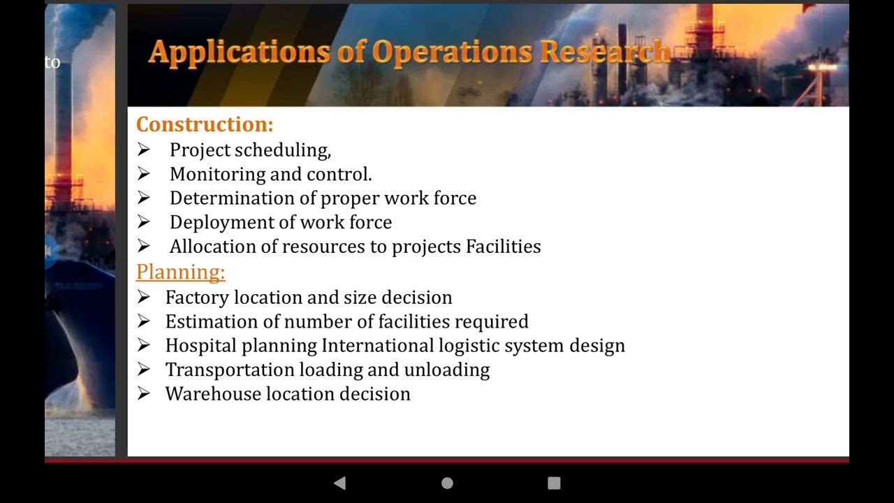 6.UNIT- 1 Applications of Operations Research