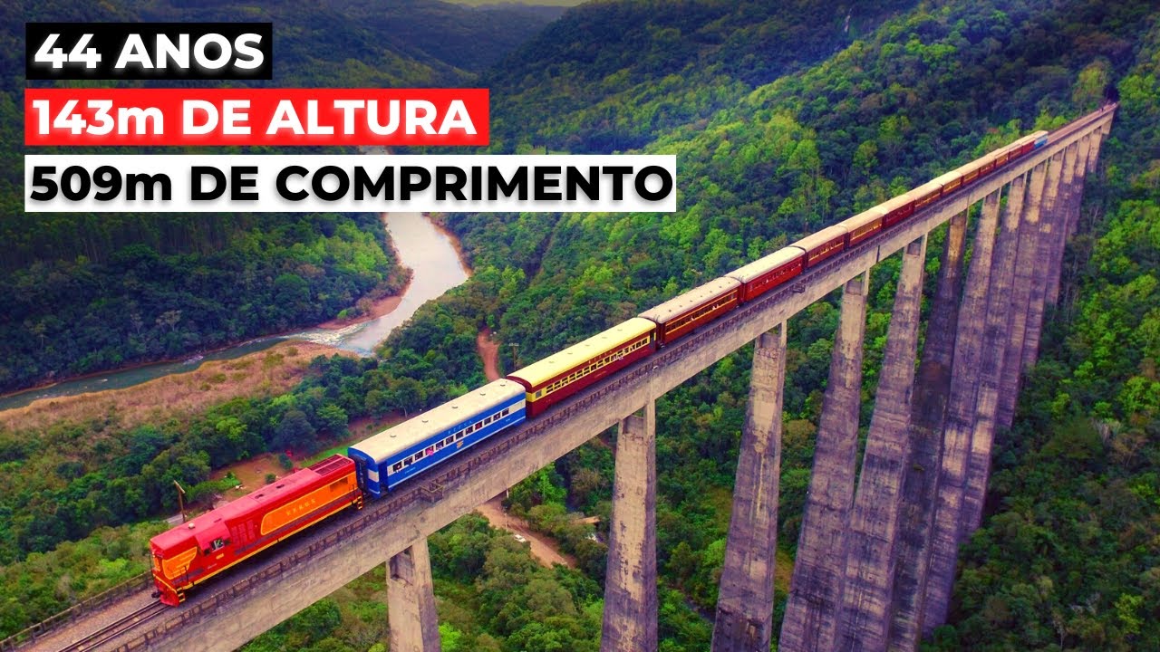 VIADUTO 13: O viaduto ferroviário MAIS ALTO das AMÉRICAS