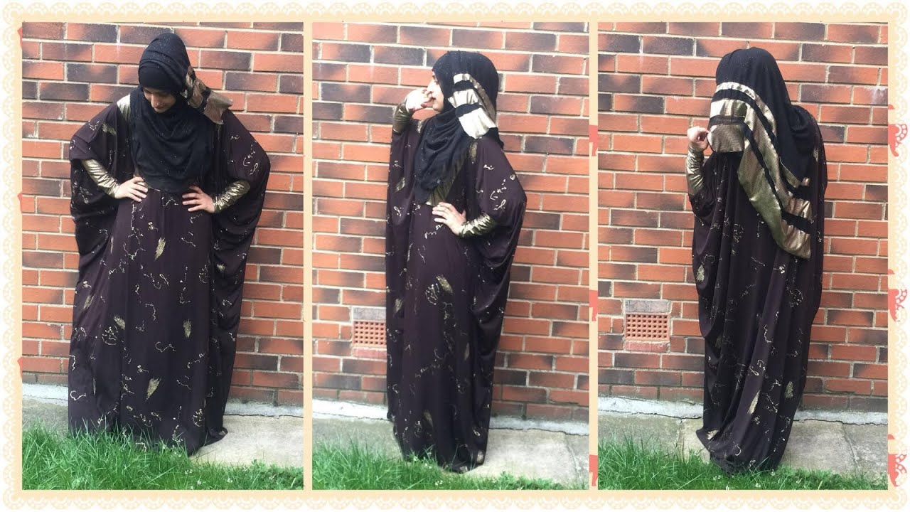 DIY: Easy Batwing Abaya |Tutorial|Design #1|Bobiz Kollection