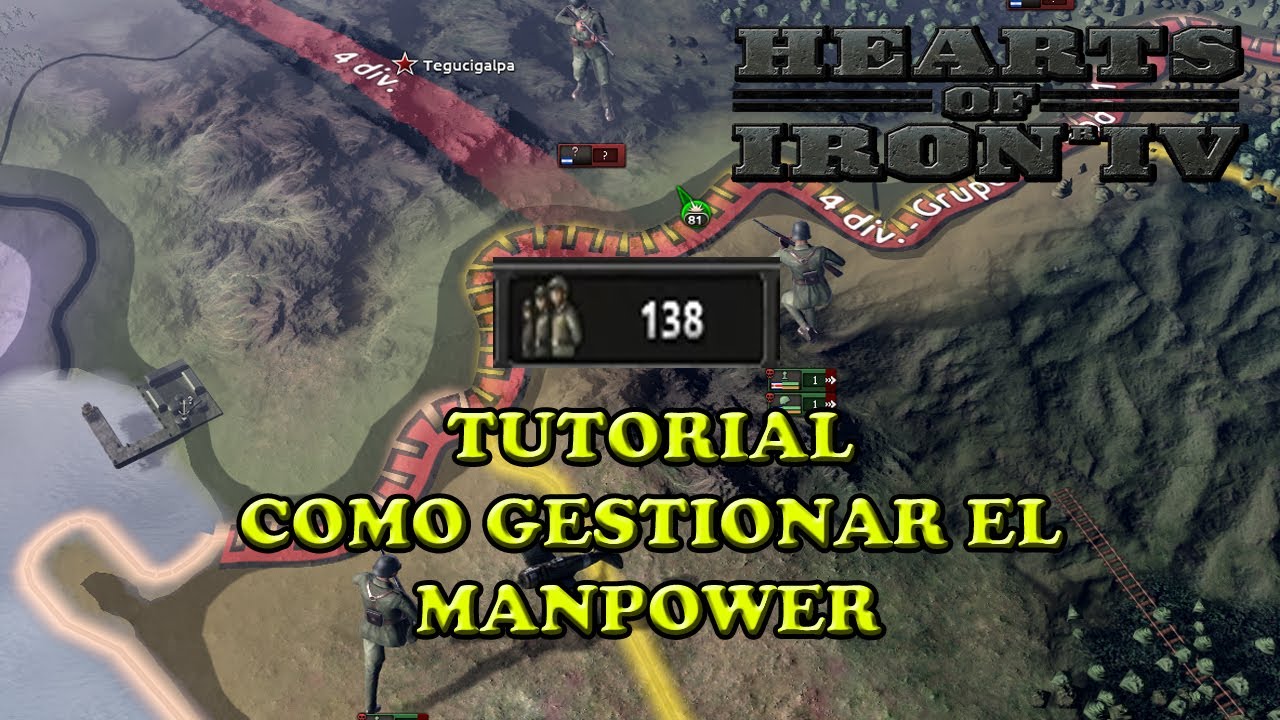 HOI IV TUTORIAL - COMO ADMINISTRAR TU MANO DE OBRA