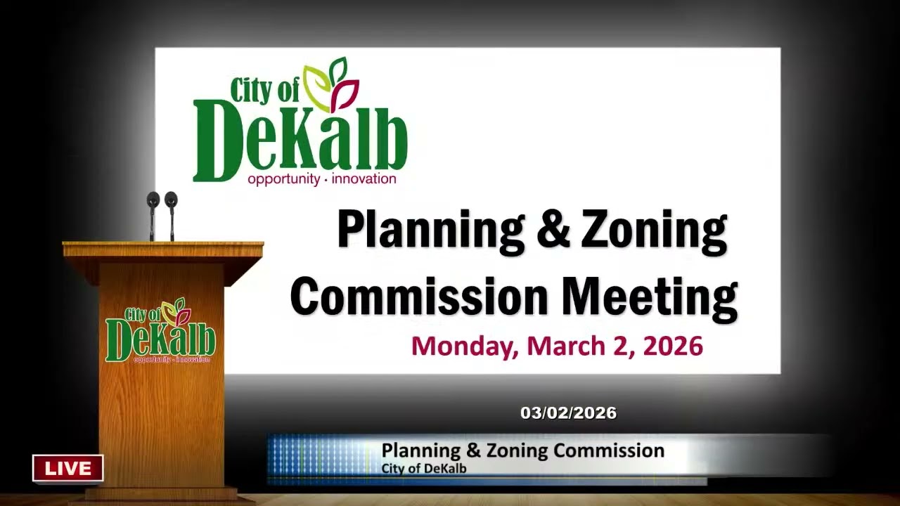 Planning & Zoning Meeting for March 3rd, 2026