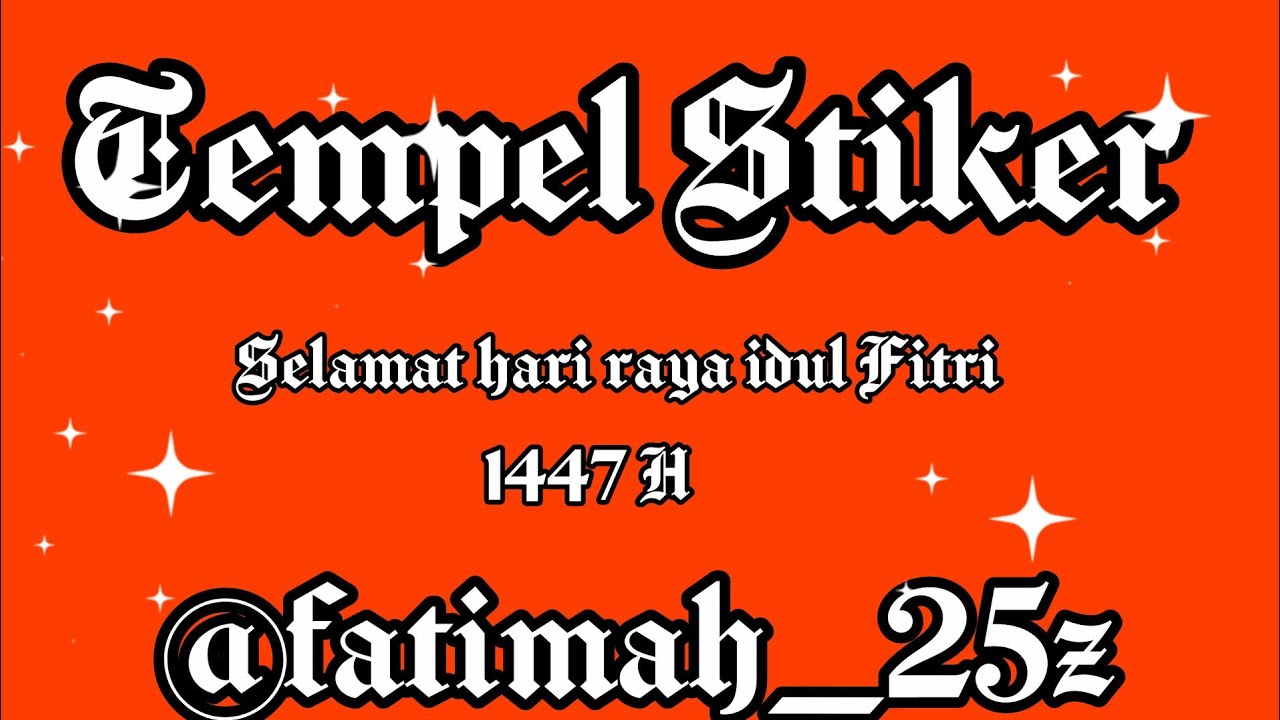 FATIMAHVLOGS sedang live sekarang! TEMPEL STIKER BINTANG 🌟🌟🤩