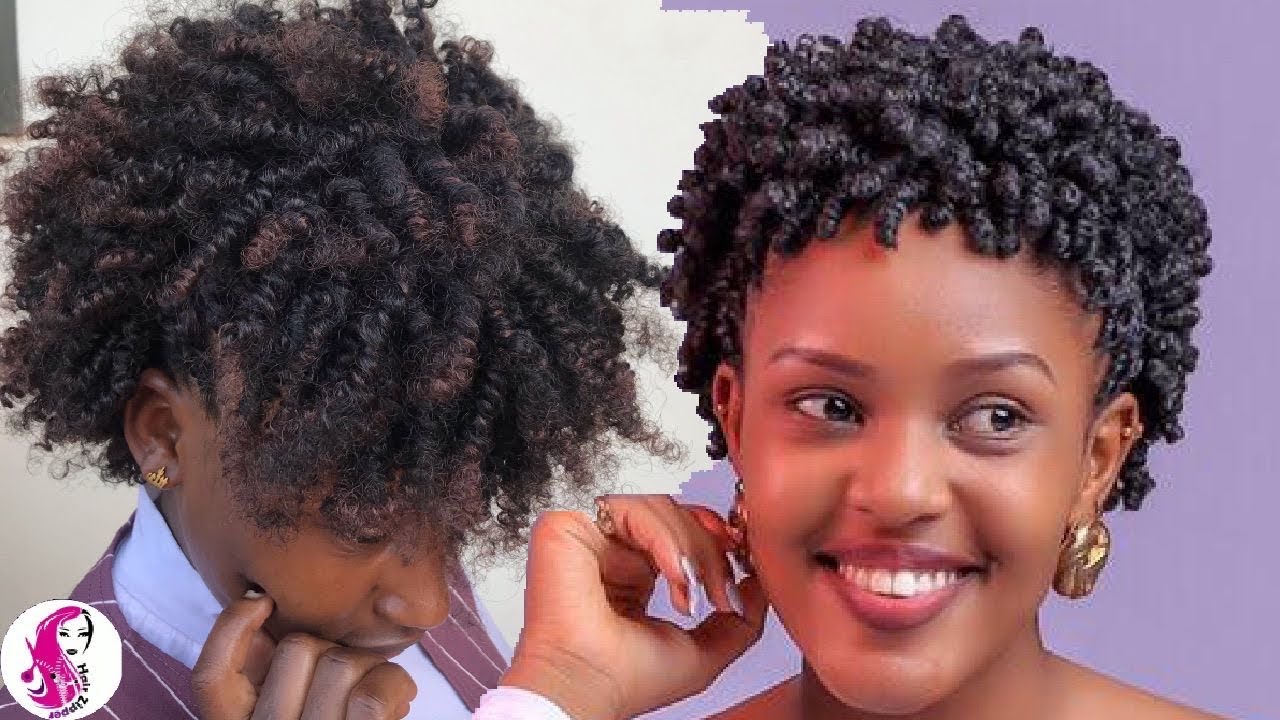 How To Cut(AFRO SPRING)For People With LONG FOREHEAD. Beginners,It's For U.