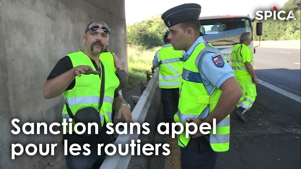 Camionneurs imprudents: sanction sans appel