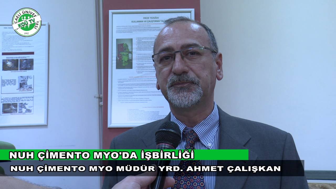 Nuh Çimento Meslek Yükekokulu'nda Protokol