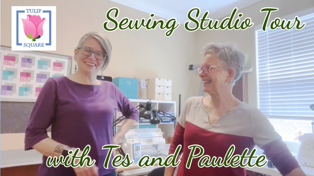 New sewing room and studio tour as promised!