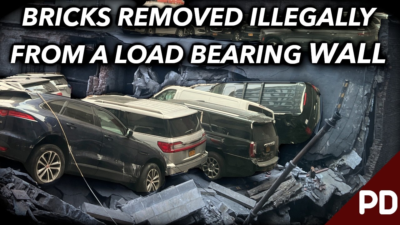 Repair Work Causes 100 Year Old New York Carpark To Collapse | 2023 Ann Street Disaster