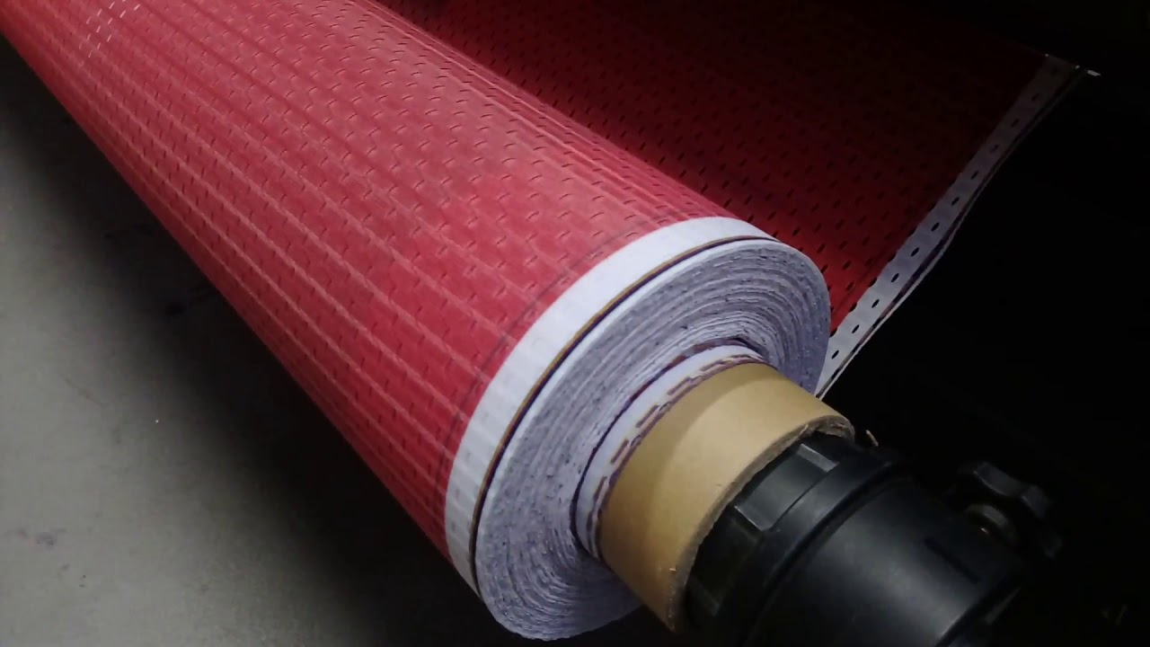 Polyester mesh banner - direct sublimation printing