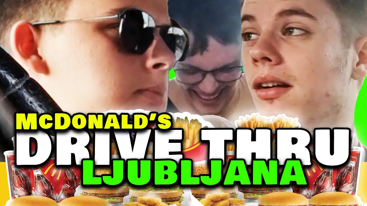 DRIVE THRU CHALLENGE LJUBLJANA 🇸🇮 McDonald’s