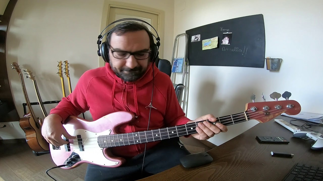 David Gilmour Rattle that lock Bass Cover