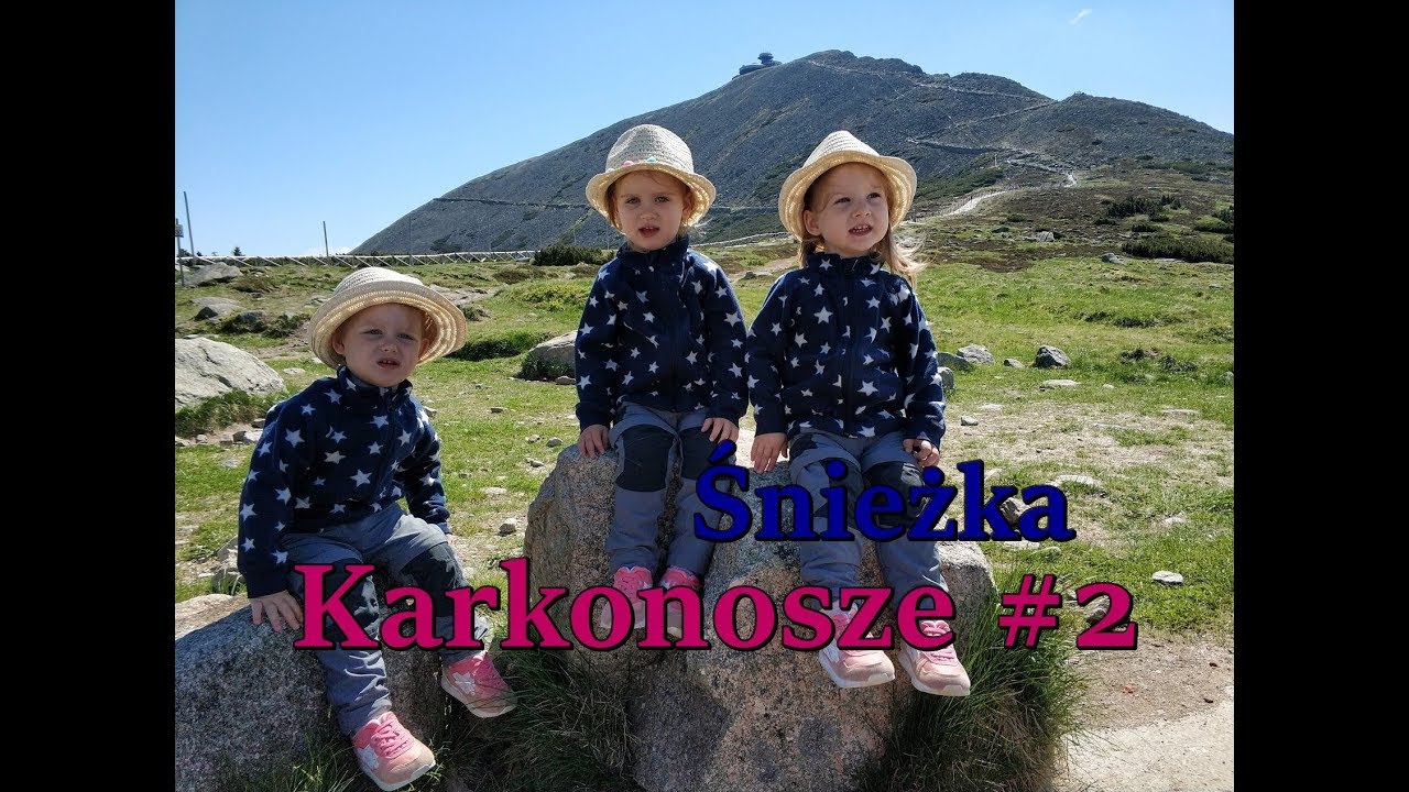 Trojaczki zdobywają swój pierwszy górski szczyt | Śnieżka, 4.06.2019
