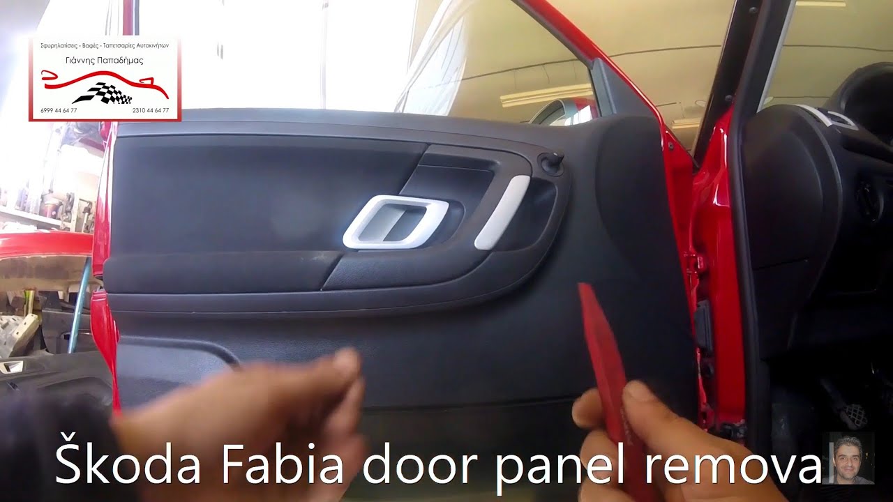 Škoda Fabia 2007 - 2014  door panel removal