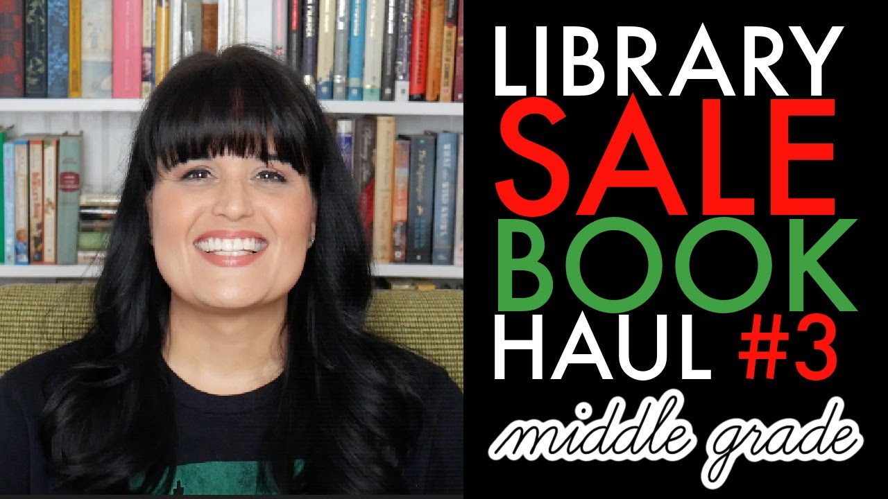 LIBRARY SALE BOOK HAUL!! PT. 3 Middle Grade Books