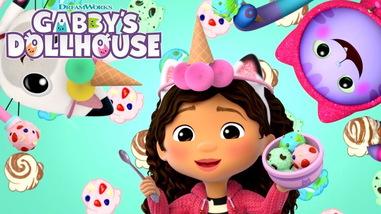Brain Freeze! 🍦 Making a New Ice Cream Song! | GABBY'S DOLLHOUSE | Netflix