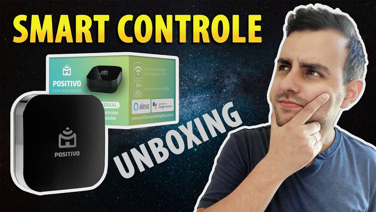 Smart Controle Universal Positivo Unboxing e Review | Como Configurar Smart Controle Universal