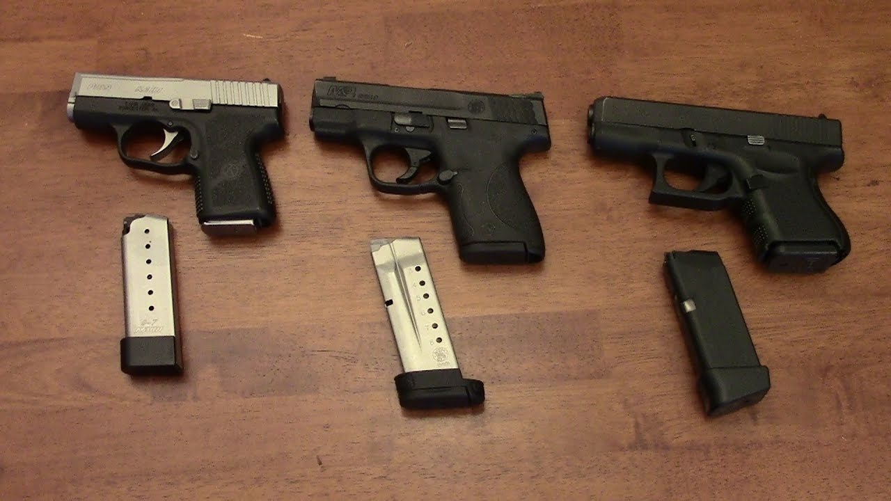 Kahr PM9 VS M&P Shield VS Glock 26