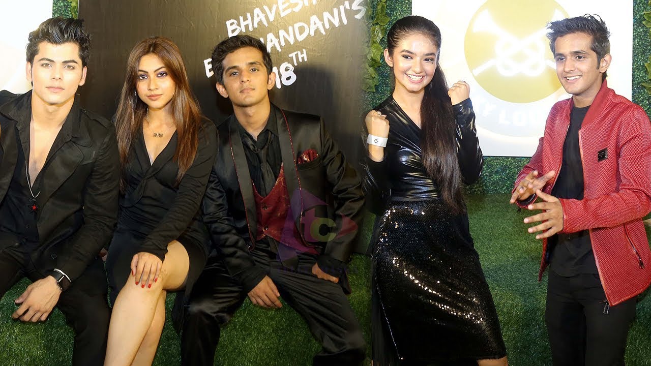 Anushka Sen, Reem Sameer, Siddharath Nigam, Bhavin Bhanushali, Sneha Wagh at Bhavesh 18th Birthday