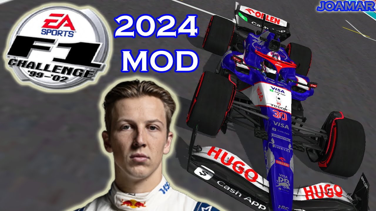 LIAM LAWSON EN F1 CHALLENGE 2024 (Versión final del mod)
