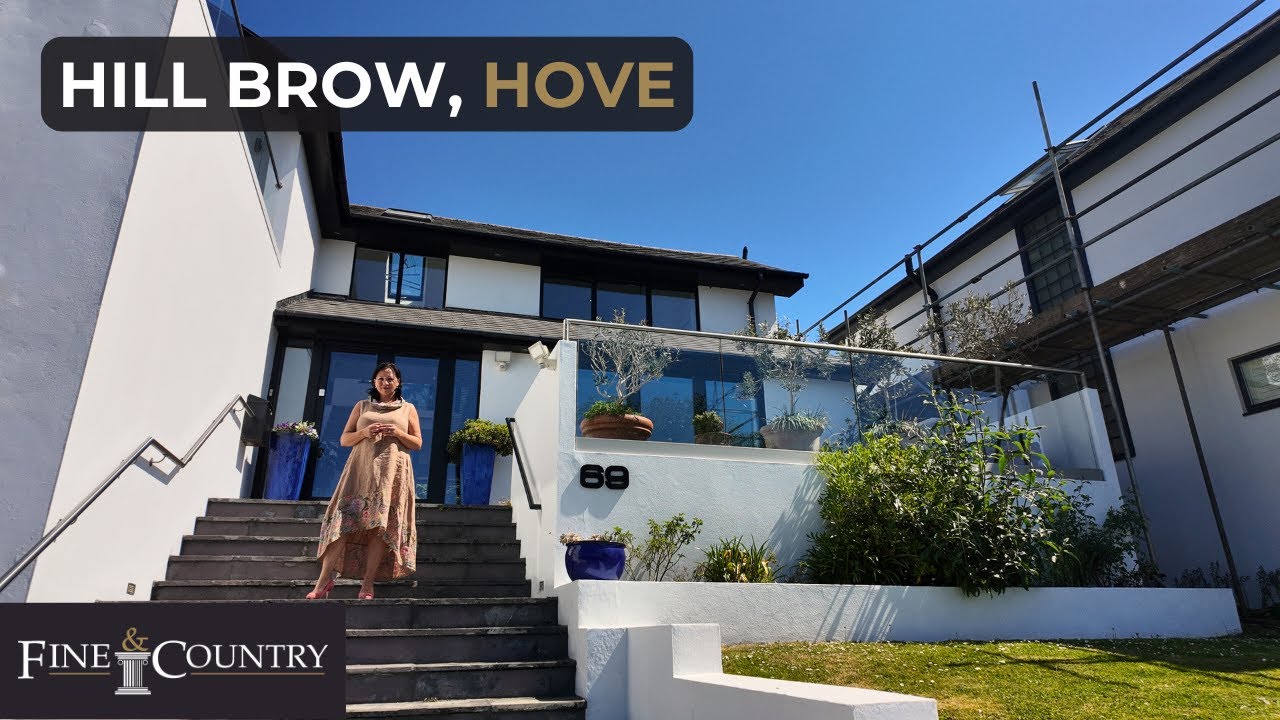 Modern Hove Home with Sea Views, Garden Room & Spacious Driveway in Hill Brow