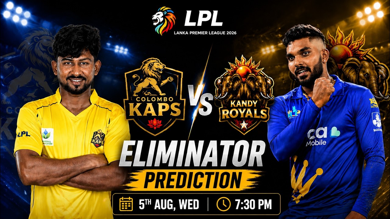 LPL 2026: CK vs KR Eliminator Prediction, Who Will Reach Qualifier 2? | Colombo vs Kandy Royals