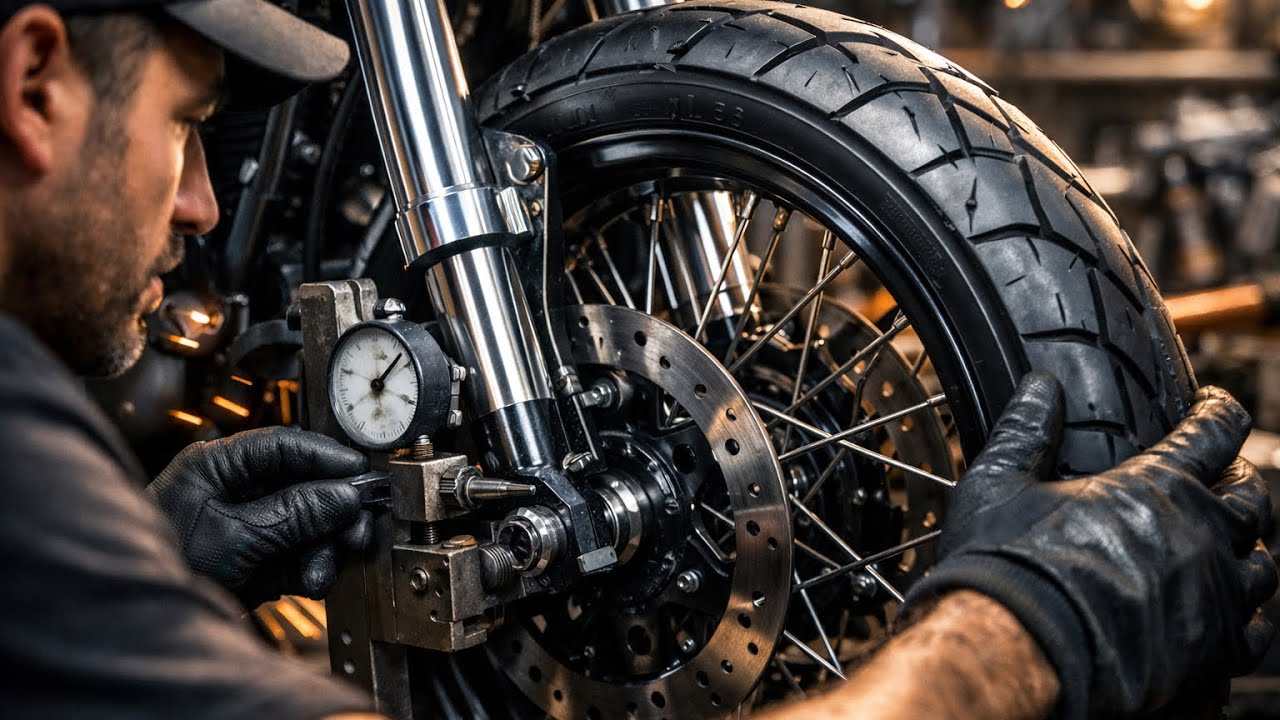 Professional Motorcycle Fork Replacement & Precision Alignment (No More Binding!)