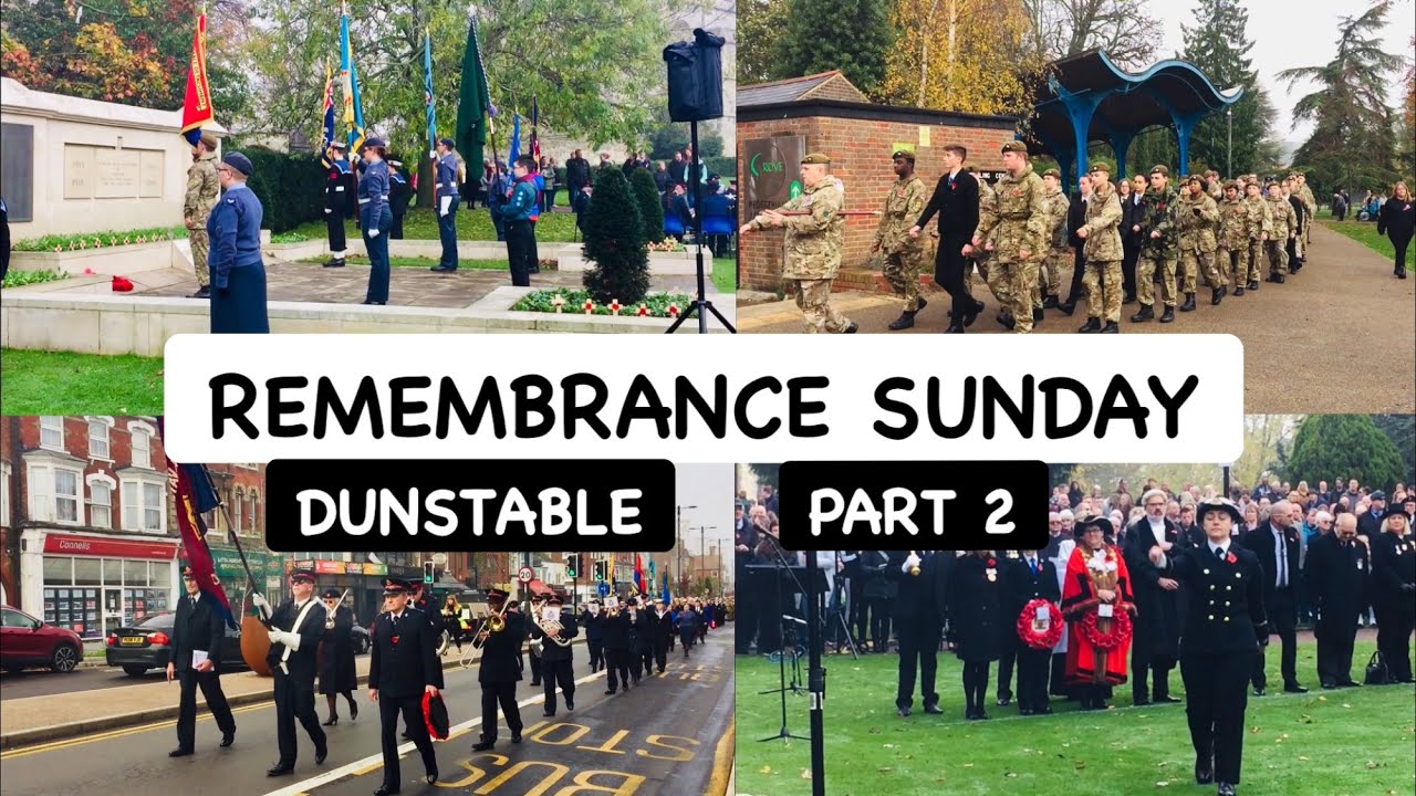 Remembrance Sunday 2022 Dunstable (Bedfordshire) Part 2