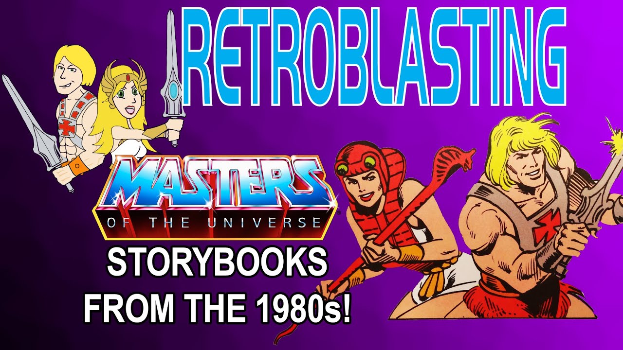 Masters of the Universe 1980s Storybooks! He-Man MOTU RetroBlasting Review