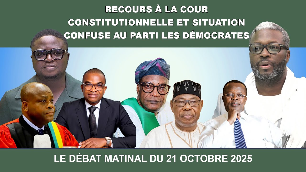 L'INVITE MATINAL DU MARDI 21 OCTOBRE 2025 AVEC NOUROU DINE SAKA SALEY