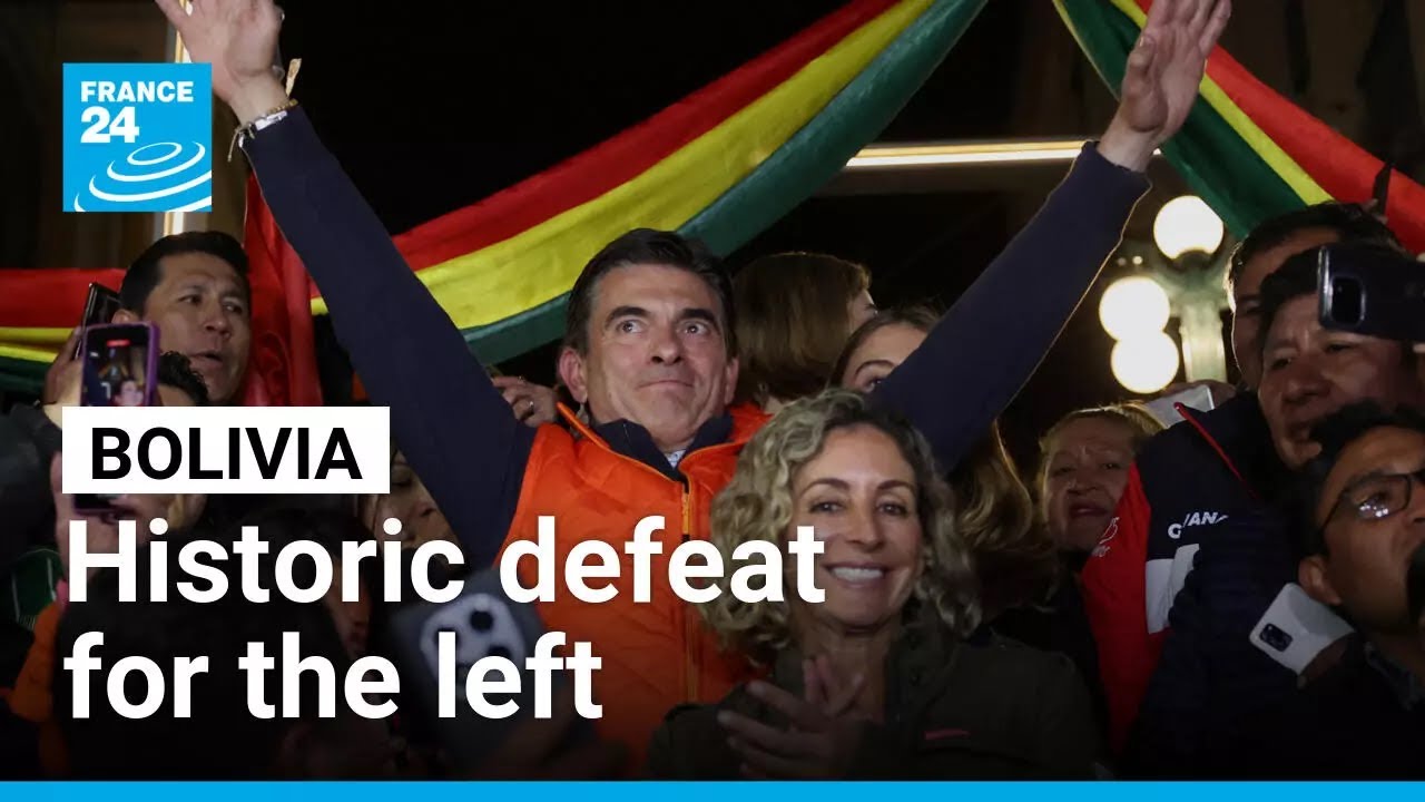 Bolivia: Historic defeat for the left in presidential runoff vote • FRANCE 24 English