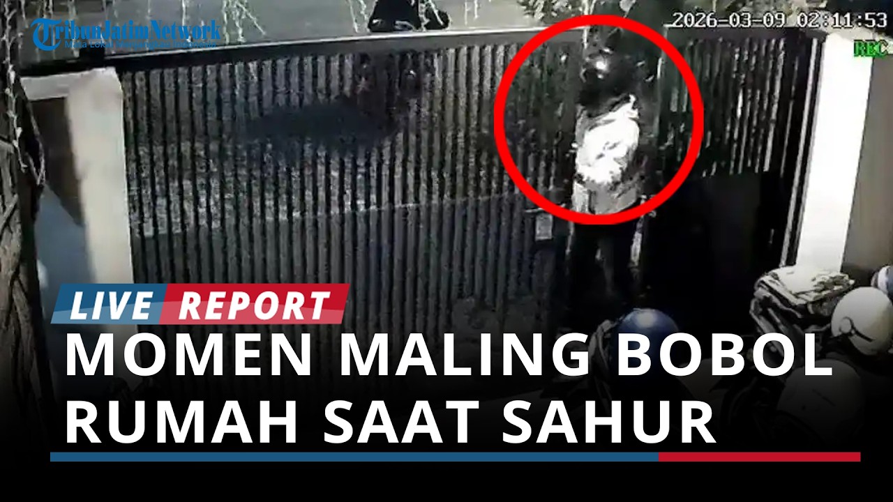 Gagal Curi Motor, Aksi Komplotan Maling Saat Sahur Terekam CCTV di Bondowoso