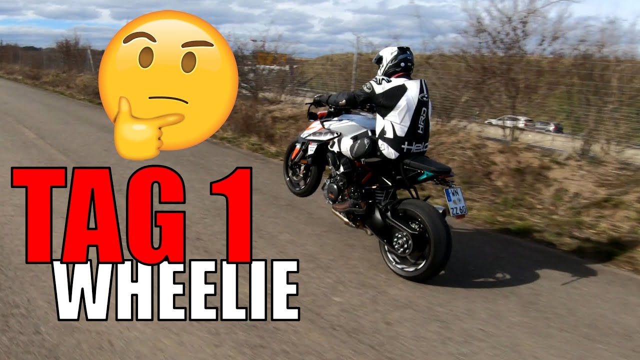 Manu lernt Wheelies |  Tag 1 😁